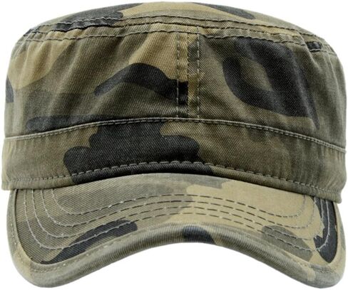 قبعات Duolaimi Cotton Cadet Army Cap Military للرجال من الجنسين in Kuwait