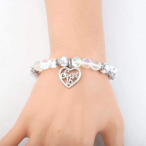 FUSTMW 16th Birthday Gifts for Girls Sweet 16 Gifts Necklace Sweet 16 Jewelry 16 Year Old Girls Birthday Gifts in Saudi Arabia