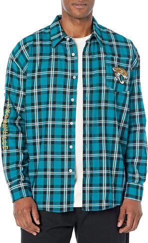 FOCO NFL Wordmark Basic Flannel Shirt in Saudi Arabia