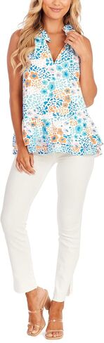 Mud Pie Women's Jeanette Flounce Top in Saudi Arabia