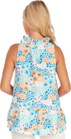 Mud Pie Women's Jeanette Flounce Top in Saudi Arabia