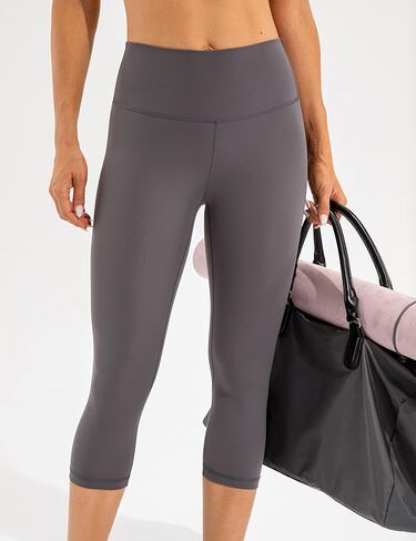 Ukaste Women's Studio Essential Yoga Leggings 21" / 25" - Soft Stretch Workout Active Tights Pants in Kuwait