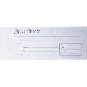 Salon Service Ticket Receipt Book