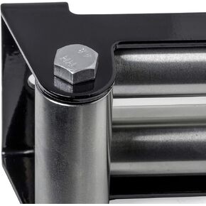 HiGear 4 Way Winch Roller Fairlead - 10" Universal Mount -Cable Guide Heavy Duty Nut Disassembly 10in SUV Truck F150 8000 1000 12000lbs 14000 16000