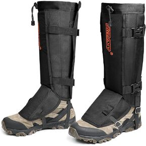 Frelaxy Snake Gaiters, Waterproof Snake Guard Chaps, Snake Bite Protection for Lower Legs, Adjustable Snake Proof Gaiters for Hunting/Outdoor Working, Fit for Men & Women