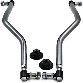 HD Switch Adjustable Improved LH/RH Steering Drag Link Set fits 597047801 & 597047901 for Husqvarna, Craftsman, Poulan Pro, AYP, Electrolux, EHP - Includes Sector Gear Dust Caps!