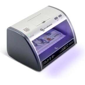 AccuBANKER LED430 6-Point Cash Multi Currency & Card Counterfeit Detector Money Checker with Superbright LED Ultraviolet, Magnetic & Size Detection. Commercial Grade, UL Listed