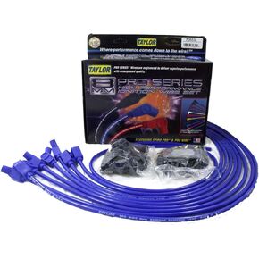 Taylor Cable 70653 8mm Pro Wire Blue Spark Plug Wire Set