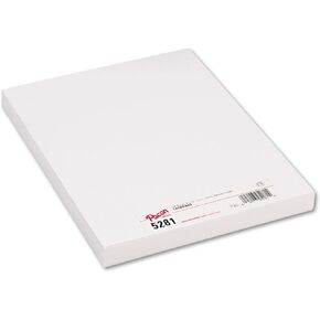 Pacon 5296 Medium Weight Tagboard, 36 x 24, White, 100/Pack