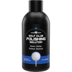 Golf Club Polish, Golf Club Cleaner, Golf Cleaner - Clean, Polish, Shine - Golf Club Cleaning Polish, Golf Iron Cleaner, Golf Club Head Cleaner, Golf Club Cleaner Solution - 8oz (250ml)