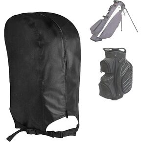 Golf Bag Rain Cover, Portable Rainproof Dustproof Waterproof Raincoat Golf Bag Protector with Zipper Club Bags Raincoat for Golf Bag Devices Golf Push Carts Equipment