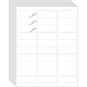 Address Labels, JIQEZNL Premium 1" x 2-5/8" Mailing Labels for Envelopes, 900 Address Label Sticker Paper for Laser/Ink Jet Printer, White Blank Printable Sticker Labels 30 Per Sheet 8.5"×11"