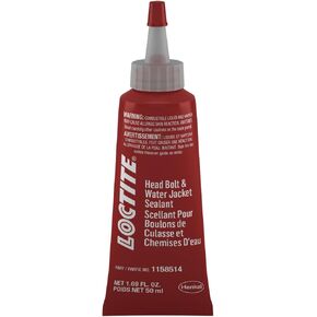 LOCTITE 1158514 Head Bolt and Water Jacket Sealant: Thread Selant, Single Component Anaerobic Hybrid, Eliminates Corrosion, Prevents Premature Loosening | 50 ml. Tube