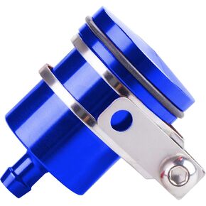 Universal Motorcycle Aluminum Brake Fluid Reservoir Oil Cup Fit For Yamaha Kawasaki Honda Suzuki BMW and more （Black） in Kuwait