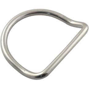 JCBIZ 2PCS Diving Weight Belt D Rings Bent Diving D Ring for Webbing Weight Belt Outdoor Activities Accessory