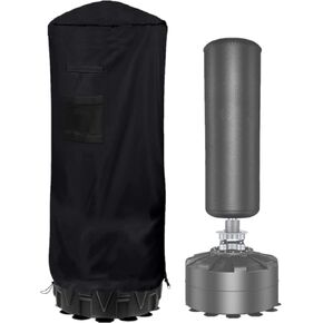 Standing Boxing Bag Cover Outdoor Waterproof, GS Alderaul Freestanding Punching Bag Cover, Adjustable Outdoor Heavy Boxing Bag Protective Cover