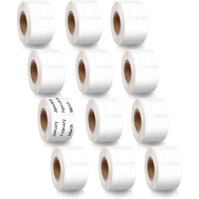 Labelife Compatible File Folder Labels Replace for Dymo Label 30327 (30576) 9/16" x 3-7/16" LW 1-Up Labels for 450, 450 Turbo, 450 Twin Turbo, 450 Duo, 4XL, 400 Printer, 6 Rolls