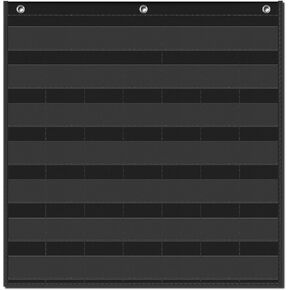 EAMAY Classroom Monthly Calendar Pocket Chart for 2.75 * 2.75 Cards,Homeschool Supplies and Classroom Must Haves! Only Chart(Blue)