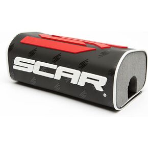 SCAR Square Handlebar bar pad for Dirtbike ATV Motocross Motorcycle Fatbar Dirtbike Enduro Supermoto - Black