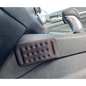 Car Knee Cushion Pads, High-density Memory Foam, For Comfort and Pain Relief while Driving (Black, Set of 2)