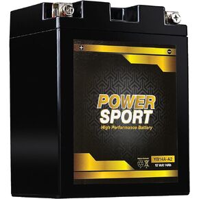 ExpertPower EB14A-A2 YB14-A2 12V14Ah Replacemnt Battery BTX14AH-BS, YTX14AH-BS, UB14-A2, YB14-B2