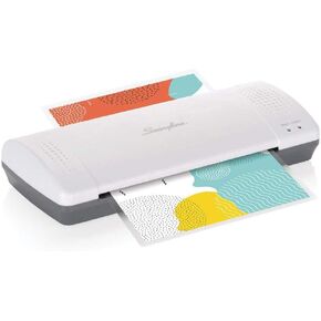 Swingline GBC Thermal Laminator Machine, Inspire, 9 Inch, Quick Warm-Up, 3 or 5 Mil, with 5 Standard Laminating Pouches for Home, Office and Classroom, Black (1701857)