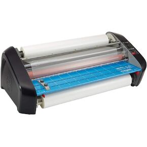 GBC HeatSeal Pinnacle 27 EZ Load Thermal Roll Laminator, 27" Maximum Width, 8-10 Minute Warm-Up, School Lamination (1701720EZ),Blue/Gray