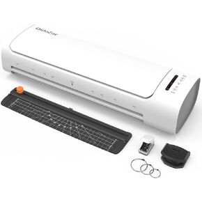 Laminator Machine A3, 60s Quick Warm-up 13-inch Laminator with 52 Laminating Sheets Cold Hot Lamination 9 in 1 Thermal Laminator with Paper Trimmer Corner Rounder for Office School Business Home Use