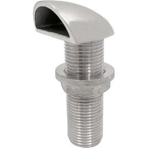 5/8" Hose Barb Straight Marine Hose Barb Fitting Drain Pipe Thru Hull Connector for Boat Yacht Truck RV
