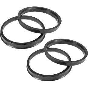 X AUTOHAUX 4pcs Plastic 78.1mm to 87.1mm Car Hub Centric Rings Wheel Bore Center Spacer