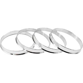 DCVAMOUS Alloy Aluminum Hub Centric Rings 73.1 to 72.6, Set of 4 - Performance Spigot Hubrings fit 72.6mm Vehicle Hub and 73.1mm Wheel Center Bore Compatible with BMW Land Rover