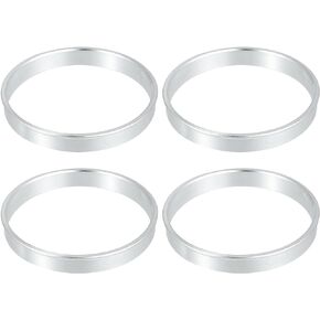 ACROPIX 70.6mm to 67.1mm Universal Car Hub Centric Rings Silver Tone - Pack of 4
