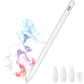 Stylus Pen for iPad 9th&10th Generation, Apple Pencil 2nd Generation, Apple Pen iPad Pencil Compatible with iPad Pro 11&12.9", iPad Air 5th/4/3rd Gen, iPad 6/7/8th Gen, iPad Mini 5/6th Gen (Black)