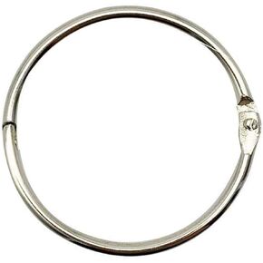 20PCS Binder Rings 2 Inch,Nickel Plated Steel Book Rings,Loose Leaf Binder Rings,Key Rings,Metal Rings for Index Cards.