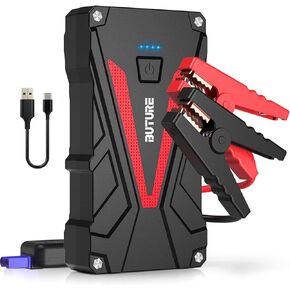بادئ تشغيل السيارة، BUTURE 1500A Peak 13800mAh بطارية السيارة المحمولة (حتى 7.0 لتر غاز/5.5 لتر محركات ديزل) حزمة معززة للبطارية التلقائية مع كابل قافز آمن ذكي، مخرجات سريعة 3.0 in Kuwait