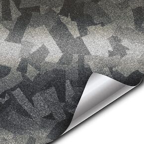VViViD+ Forged Composite Carbon Vinyl Wrap Roll (1ft x 5ft, Black)