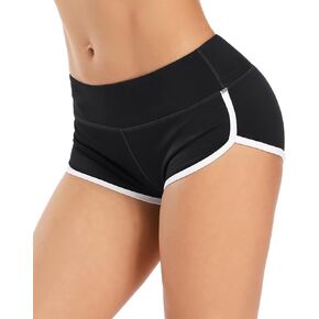 Women's Booty Shorts Workout Butt Lifting High Waist Yoga Running Gym Shorts