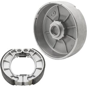 Rear Brake Drum Hub & Shoes for Honda Rancher 350 Rancher 400 Foreman 400 Foreman 450 1995-2007 OEM# 43620-HN5-M00 43620-HN0-A00 43620-HM7-000