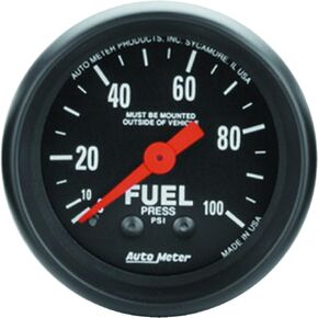 Auto Meter 2612 Z-Series Mechanical Fuel Pressure Gauge