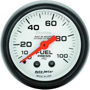 Auto Meter 5712 Phantom Mechanical Fuel Pressure Gauge