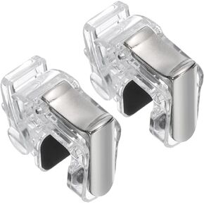 MECCANIXITY Gaming Trigger Mobile Game Controller 1 Pair Fire Keys Alloy Button Clear for 4.7-6.5 Inch Cell Phone