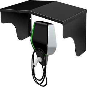 Bonnary WallBox Electric Vehicle Charging Station Protective Roof Accessories Charging Post Roof Stainless Steel Cover Weatherproof