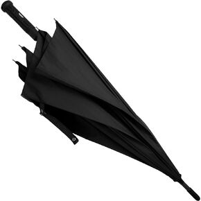 UZI Fiberglass Tactical Umbrella, Windproof, Carbide Tip, Self Survival, Large, Light, Strong, Portable, Travel, Wind Resistant Umbrella for Rain, Snow, Golf, for Men and Women, Christmas Gift