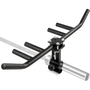 Yes4All Premium Multigrip Rowing Handle - T Bar Row - Viking Press for Muscle Group Training - Premium Steel, 550 lbs Weight Capacity, 1 & 2" Bar Compatibility, Any Height Fit, Superior Grip