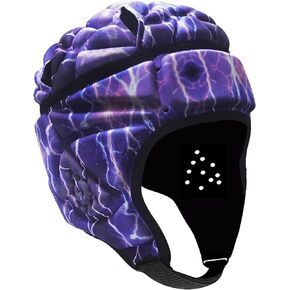 Rugby Helmet Soccer Scrum Cap Adjustable Soft Shell 7v7 Flag Football Headguard Headgear Protective Cap for Youth Adults