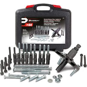 Powerbuilt Harmonic Balancer Puller Set, Remove and Install, Balancers on Car Vehicles and Light Trucks, Thread Adapters - 648994