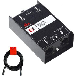 dbx DJDI صندوق مباشر سلبي ثنائي القناة مع حزمة كابل XLR-XLR in Kuwait