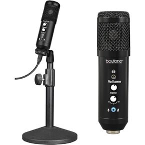 Boytone BT-78SM, 25mm Diaphragm USB Microphone Streaming, Podcasting, Recording for PC and Mac, Studio Vocal Recording Quality Sound, Plug & Play