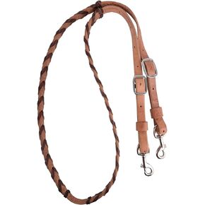 Martin Saddlery 3/4in Latigo Laced Barrel Rein