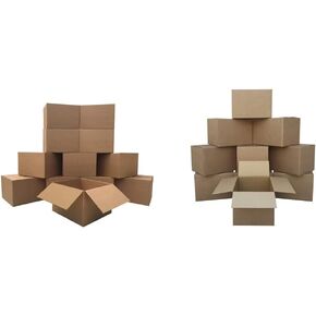 صناديق متحركة كبيرة من uBoxes مقاس 20 × 20 × 15 بوصة تحتوي على 24 (12 عبوة) 288 صندوقًا إجماليًا